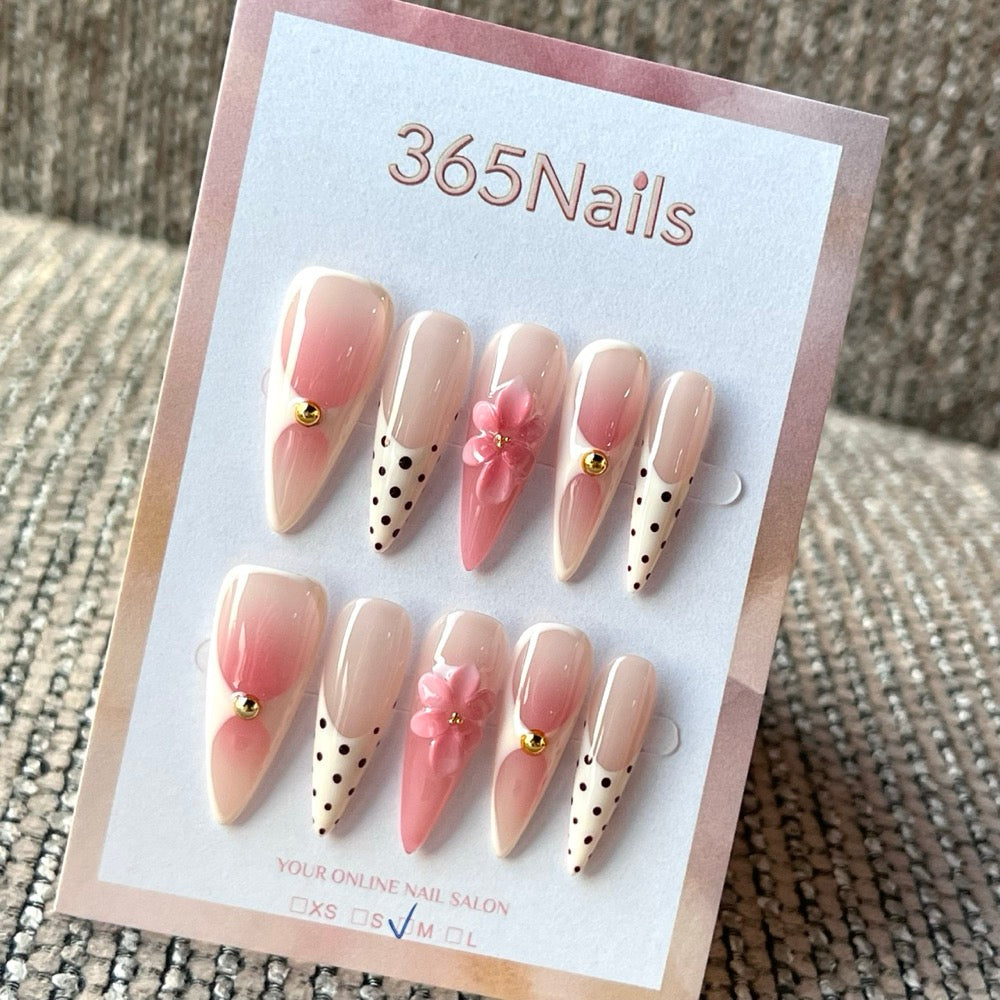 Nude Leopard Blush - Pink Animal Print Press-On Nails